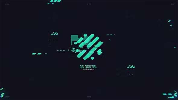 Videohive Digital Glitch Logo Template for After Effects 21427662