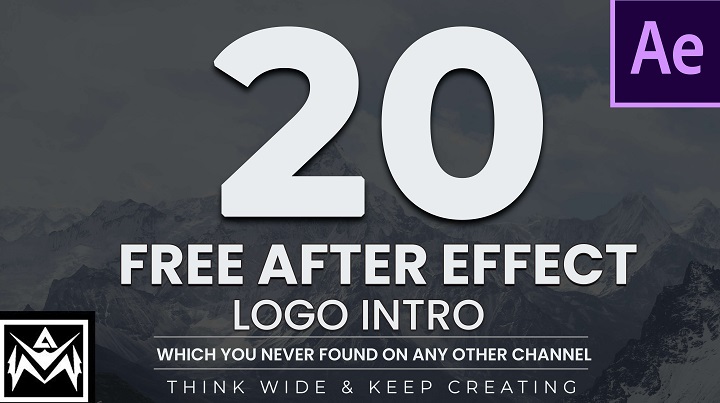 After effect logo intro template