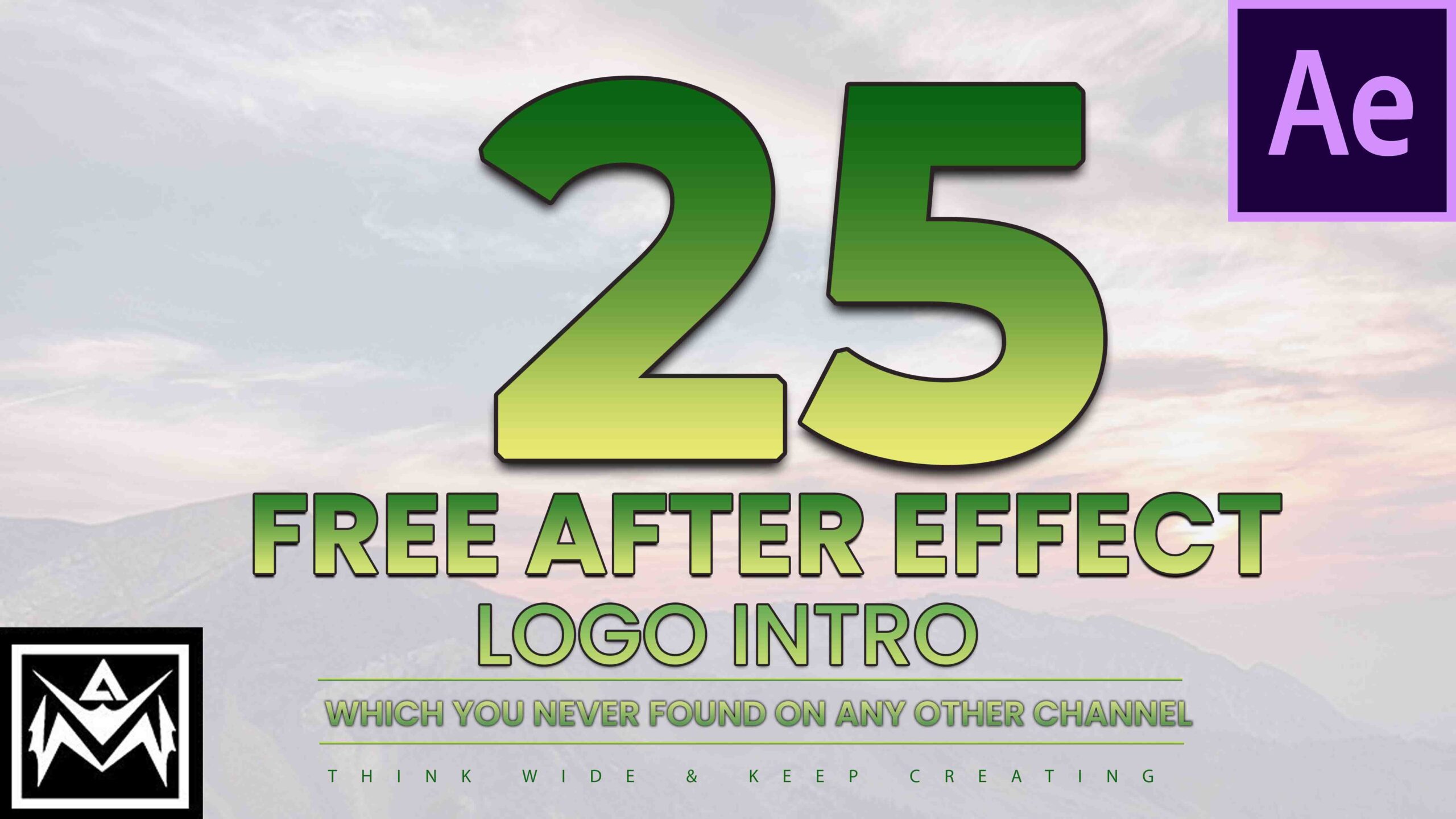 After effect logo templates