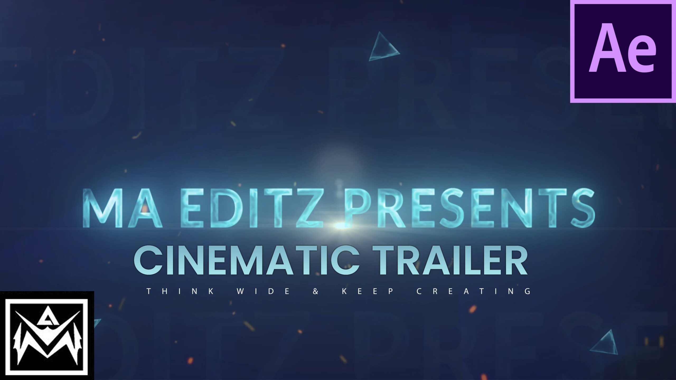 after effect cinematic trailer template