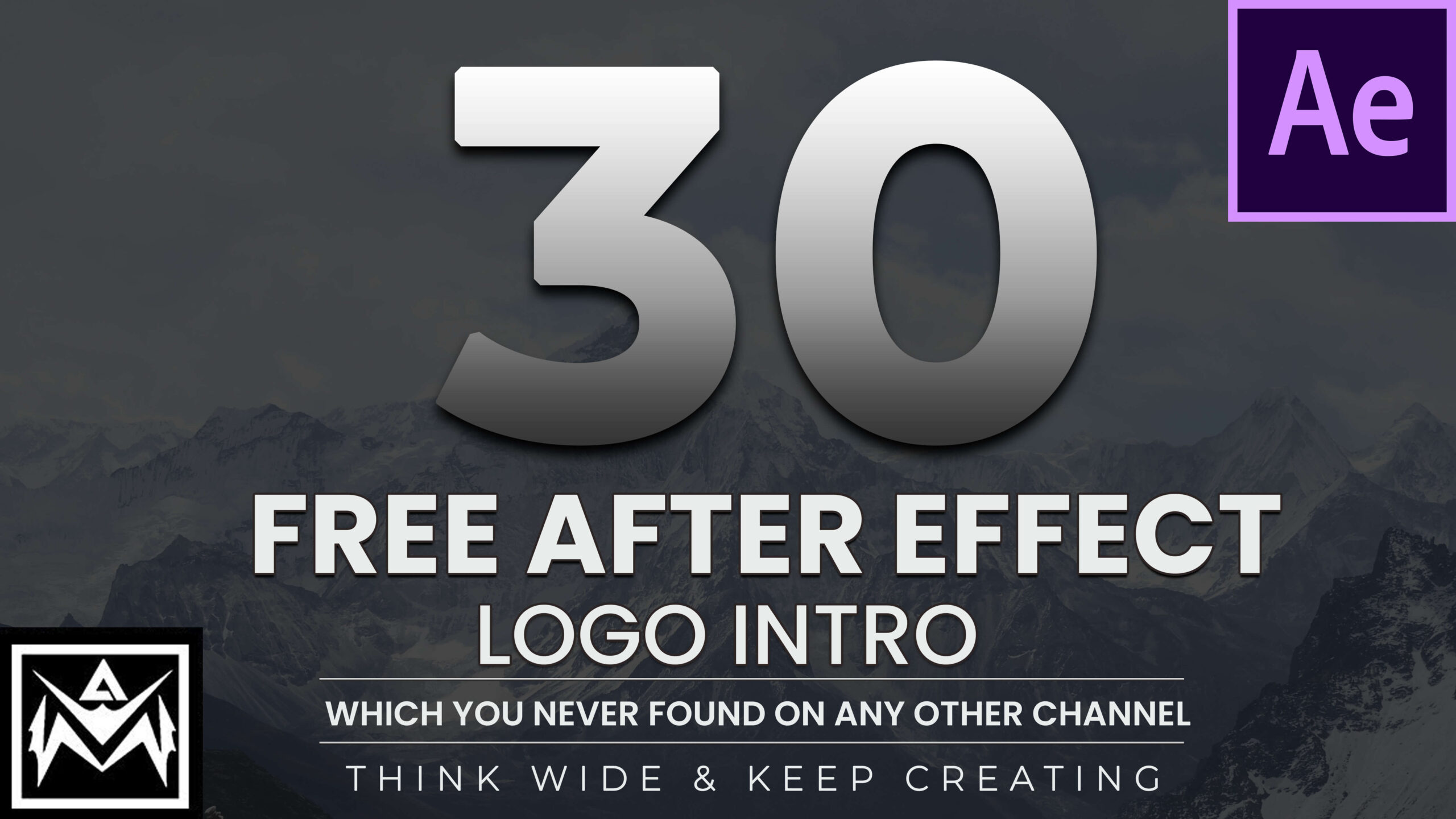 After effect logo intro